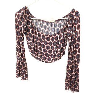 LA Hearts Sz Medium Womens Cropped Top